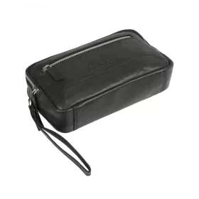    Pánska čierna kožená taška na opasok Pierre Cardin YS12 28002 26 x 15 x 8 cm