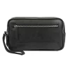  Pánska čierna kožená taška na opasok Pierre Cardin YS12 28002 26 x 15 x 8 cm