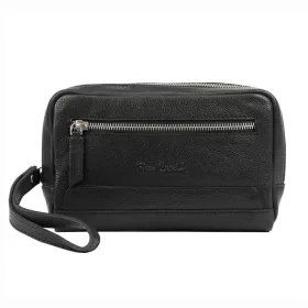    Pánska kožená taška na opasok Pierre Cardin YS12 2800 čierna 24 x 14 x 5 cm