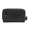  Pánska kožená taška na opasok Pierre Cardin YS12 2800 čierna 24 x 14 x 5 cm
