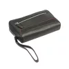  Pánska čierno-červená kožená taška na opasok Pierre Cardin YS12 2800 24 x 14 x 5 cm