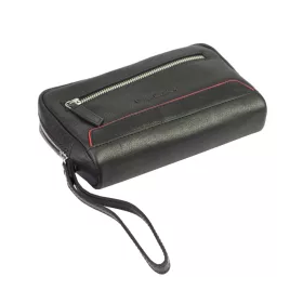    Pánska čierno-červená kožená taška na opasok Pierre Cardin YS12 2800 24 x 14 x 5 cm