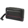  Pánska čierno-červená kožená taška na opasok Pierre Cardin YS12 2800 24 x 14 x 5 cm