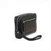 Pánska čierno-červená kožená taška na opasok Pierre Cardin YS12 2800 24 x 14 x 5 cm