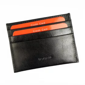    Pierre Cardin TILAK52 475 čierna pánska kožená peňaženka 10 x 8 x 1 cm