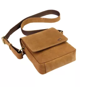    Andreas H1402 koňáková pánska kožená crossbody taška 19 x 24 x 8 cm