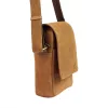  Andreas H1402 koňáková pánska kožená crossbody taška 19 x 24 x 8 cm