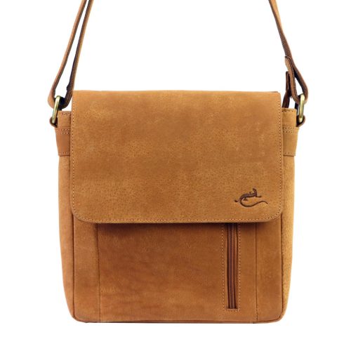  Andreas H1992 koňaková pánska kožená crossbody taška 26 x 25 x 9 cm