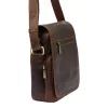  Andreas H2021 hnedá kožená crossbody kabelka 16 x 22 x 8 cm