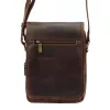  Andreas H2021 hnedá kožená crossbody kabelka 16 x 22 x 8 cm