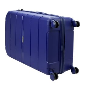    Jony Z01 x4-14 modrý pevný kufor s kozmetickou taštičkou