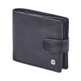    Nordee GW-11 RFID čierna pánska kožená peňaženka 13 x 10,2 x 3 cm