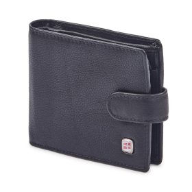    Nordee GW-1953 RFID čierna pánska kožená peňaženka 11 x 9 x 3 cm