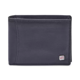   Nordee GW-03 RFID čierna pánska kožená peňaženka 12 x 9,5 x 2,8 cm