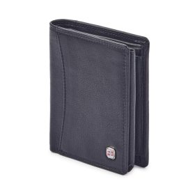    Nordee GW-10 RFID čierna pánska kožená peňaženka 10 x 12 x 2 cm