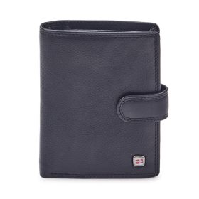    Nordee GW-09 RFID čierna pánska kožená peňaženka 11 x 13 x 2,5 cm