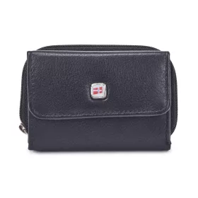    Nordee GW-924 RFID čierna pánska kožená peňaženka 10 x 6,5 x 3 cm