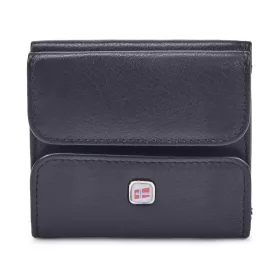    Nordee GW-3765 RFID čierna pánska kožená peňaženka 8 x 8,5 x 2 cm