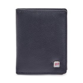    Nordee GW-PC RFID čierna pánska kožená peňaženka 8,5 x 10,5 x 1,5 cm