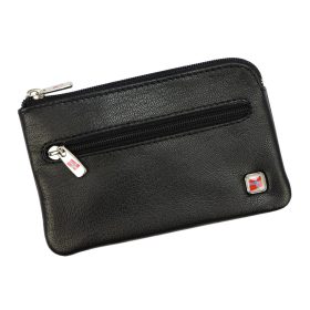    Nordee GW-KEY01 čierna pánska kožená peňaženka 13 x 8 x 1,5 cm
