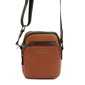    Pierre Cardin IZA304 52 hnedá bočná taška, taška cez rameno 16 x 20,5 x 8 cm