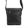  Pánska kožená crossbody kabelka Money Kepper HN1550 čierna 20 x 21 x 8 cm