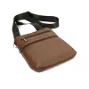  Pánska kožená taška na opasok Pierre Cardin IZA364 3744 hnedá 21 x 25,5 x 5 cm
