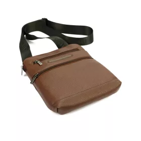    Pánska kožená taška na opasok Pierre Cardin IZA364 3744 hnedá 21 x 25,5 x 5 cm