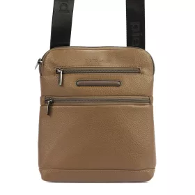    Pánska kožená taška na opasok Pierre Cardin IZA364 3744 béžovej farby 21 x 25,5 x 5 cm