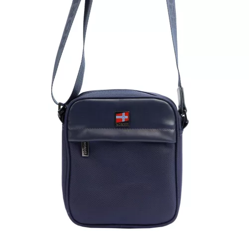  Nordee S110 tmavomodrá pánska bočná taška 16 x 19 x 6,5 cm