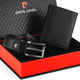    Pierre Cardin ZG-105-BR pánska kožená darčeková sada 25,5 x 19,5 x 5,5 cm
