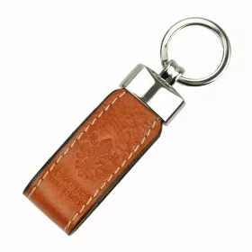    Kľúčenka Florence z hnedej hovädzej kože, doplnok 11 x 2,5 x 2,5 cm