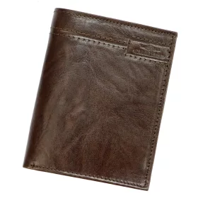    Charro IMPRUNETA 1379 hnedá pánska kožená peňaženka 10 x 12,5 x 3 cm