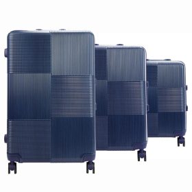    Pierre Cardin prémiová kvalita modrý pp 3-dielna súprava tvrdostenných kufrov 55/65/75 cm