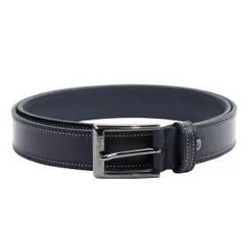    Pánsky opasok z hovädzej kože Pierre Cardin AUT 8055 v námorníckej modrej farbe 3,5 cm
