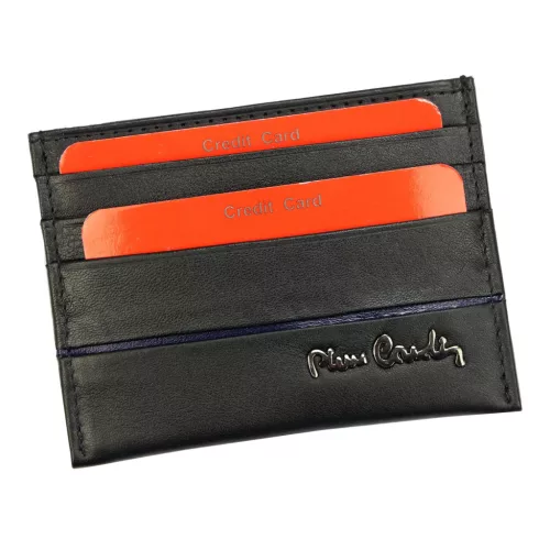  Pierre Cardin SAHARA TILAK15 475 čierna pánska kožená peňaženka 10 x 7,5 cm