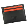  Pánska peňaženka Pierre Cardin TILAK68 5017 čierna z hovädzej kože 10 x 7,5 x 1 cm