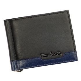    Pierre Cardin TILAK37 9 čierna pánska kožená peňaženka 11 x 9 cm