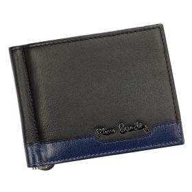    Pierre Cardin TILAK37 9 čierna pánska kožená peňaženka 11 x 9 cm