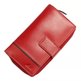    EL FORREST 578-41 RFID červená dámska kožená peňaženka 10 x 17 x 3,3 cm