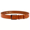  Pánsky opasok z hovädzej kože Pierre Cardin PSN 6212 CMP hnedý 4 cm