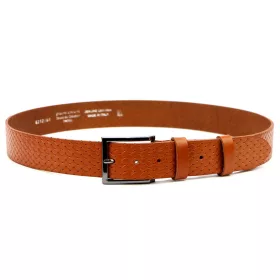    Pánsky opasok z hovädzej kože Pierre Cardin PSN 6212 CMP hnedý 4 cm