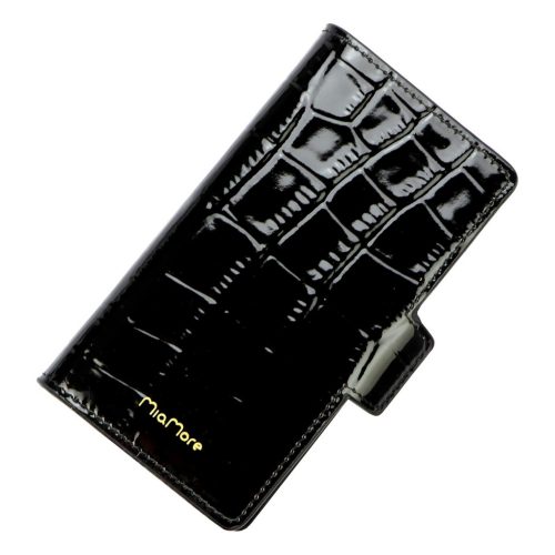  Dámsky kožený držiak na telefón MiaMore L1781 čierny 16 x 9 x 2 cm pre IPHONE 11