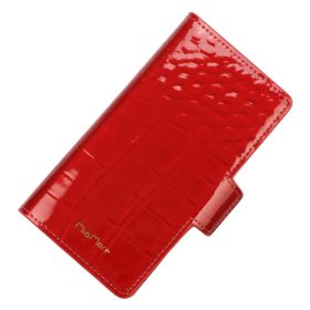    Dámske kožené puzdro na telefón MiaMore L1781 červené 16 x 9 x 2 cm pre IPHONE 11