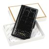  Dámsky kožený držiak na mobil MiaMore L1781 čierny 16 x 9 x 2 cm pre IPHONE 12