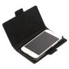  Dámsky kožený držiak na mobil MiaMore L1781 čierny 16 x 8,5 x 2 cm pre IPHONE 12 PRO