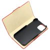  Dámsky kožený držiak na mobil MiaMore L1781 červený 16 x 8,5 x 2 cm pre IPHONE 12 PRO