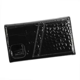    MiaMore PHONE CASE L1784 (IPHONE 12) čierna dámska kožená aktovka 15,5 x 9 x 4 cm