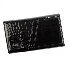    MiaMore PHONE CASE L1784 (IPHONE 12 PRO) čierna dámska kožená aktovka 15,5 x 9 x 4 cm