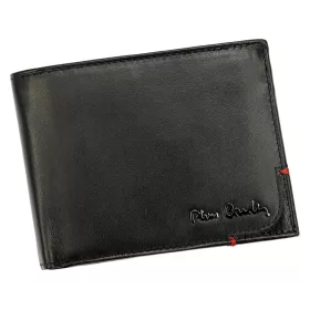    Pierre Cardin TILAK75 8806 čierna pánska kožená peňaženka 12 x 9 cm